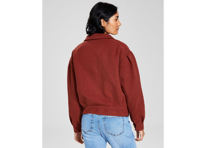 Women's Collared Bomber Jacket Sonoma Brick S