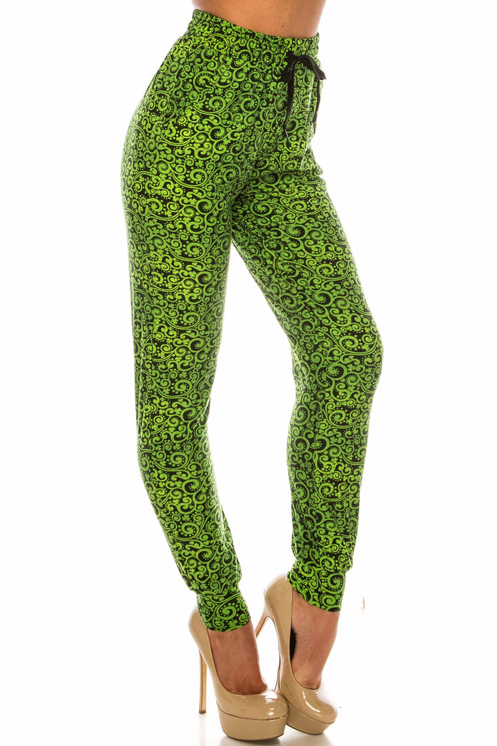 Buttery Soft Green Irish Vine Joggers - LIMITED EDITION