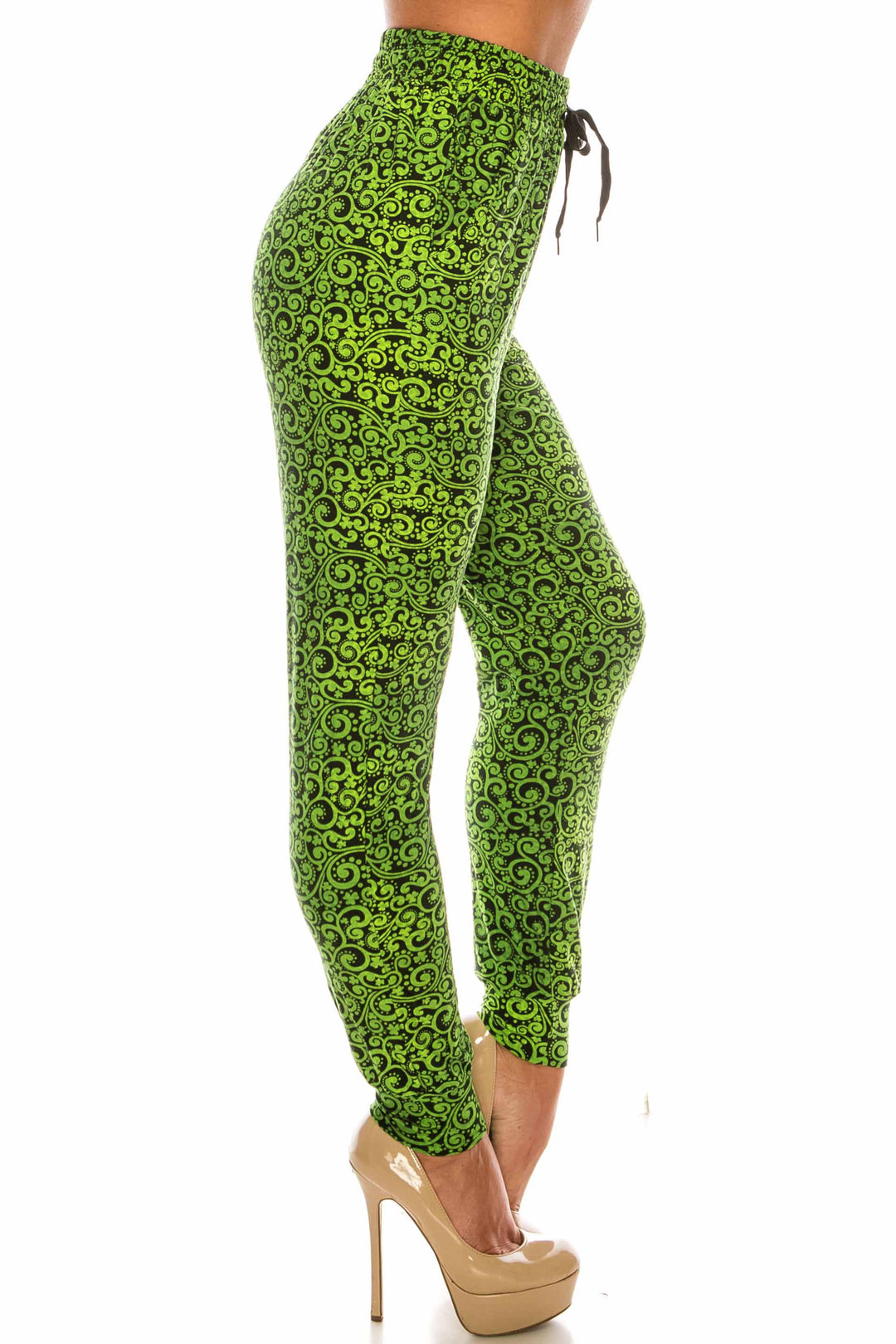 Buttery Soft Green Irish Vine Joggers - LIMITED EDITION