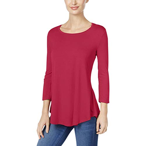 JM Collection Scoop Neck Top