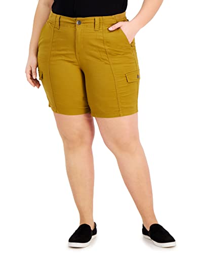 Plus Size  Comfort-Waist Cargo Shorts