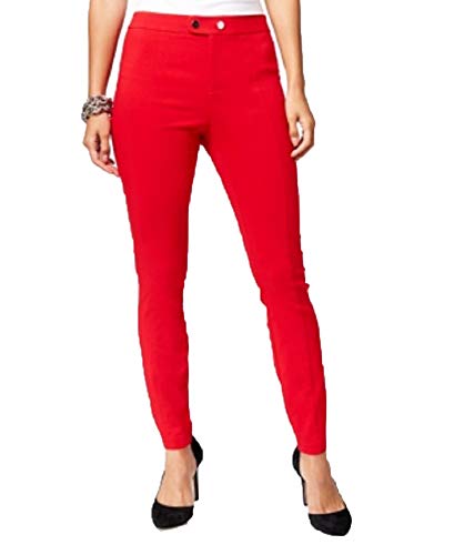 Seamed Extend Tab Skinny Pants