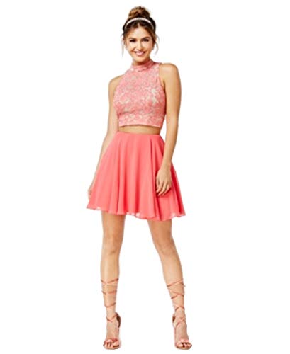 City Studios Juniors 2 Pc. Lace A Line Dress