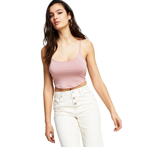 Bar III Cropped Jersey Tank Top