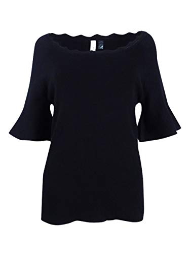 NY Collection Flared Sleeve Top