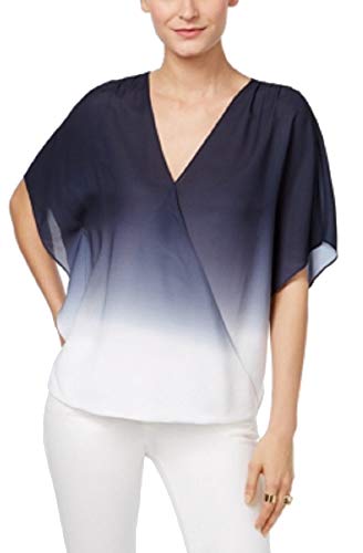 INC International Concepts Petite Ombre Surplice Butterfly Top