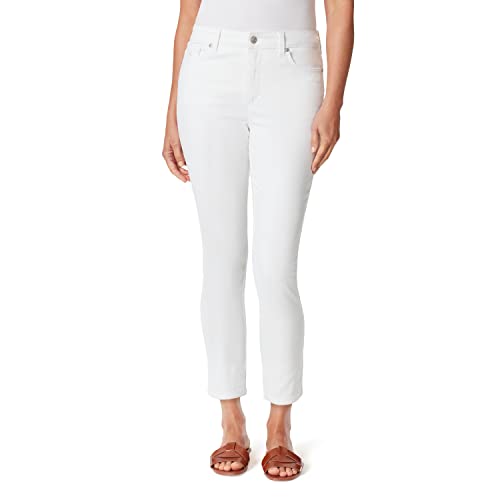 Gloria Vanderbilt Womens Textured High Rise Ankle Jeans