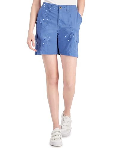 Style & Co Womens Printed Cargo Shorts