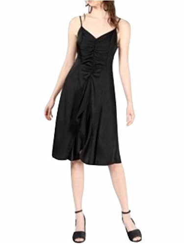 Bar III Ruffle Front A Line Dress