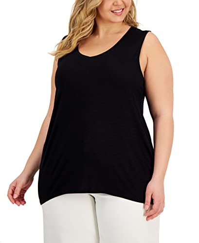 Style & Co Plus Size V Neck Tank Top