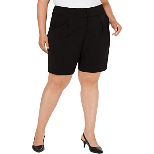 Alfani Plus Size Wide Waistband Shorts