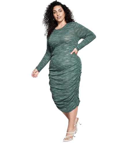 Now This Trendy Plus Size Space Dyed Midi Dress
