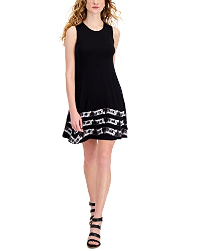 Style & Co Petite Sleeveless Tie Dye Stripe Flip Flop Dress