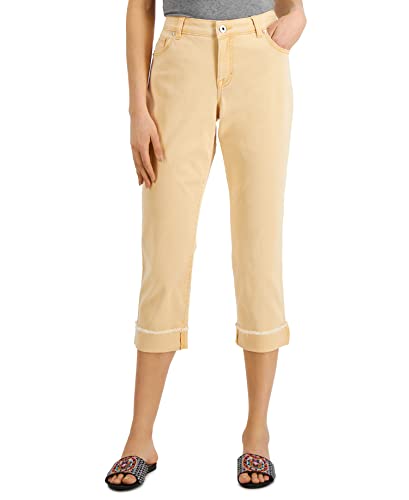 Style & Co Curvy Cuffed Capri Jeans