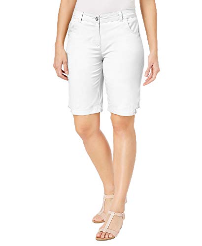 Karen Scott Petite Solid Cotton Shorts
