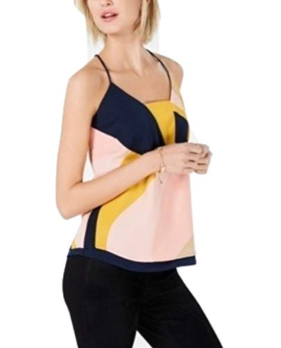 Bar III Colorblocked Layered Hem Camisole