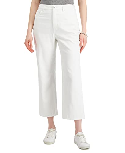 Style & Co Slouchy Fit High Rise Cropped Jeans