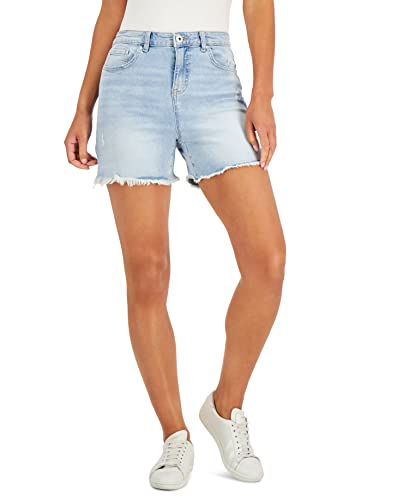 Style & Co Womens Frayed Denim Shorts