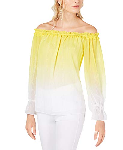 INC Ombr&eacute; Off-The-Shoulder Top