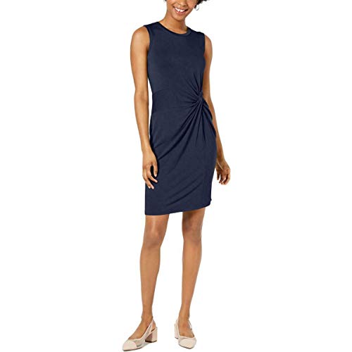 Twist-Front Draped Dress