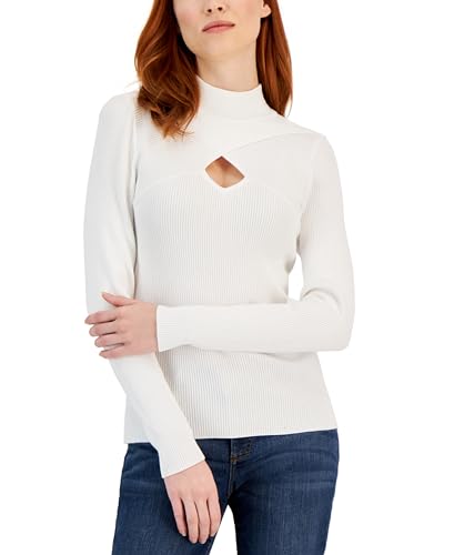 Women's Keyhole Mock Neck Sweater