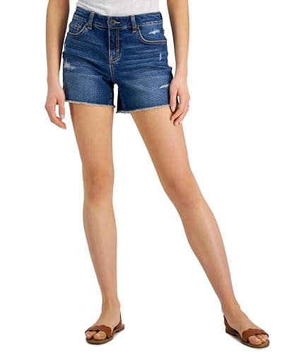 Style & Co Womens Distressed Frayed Hem Shorts