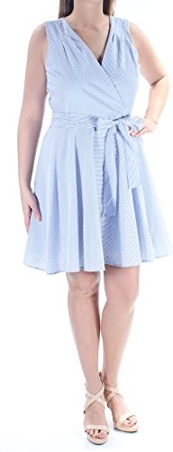 Maison Jules Fit Flare Wrap Dress