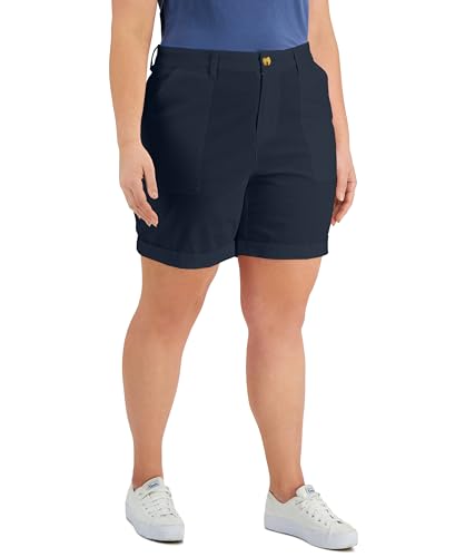 Style & Co Plus Size Roll Cuff Bermuda Shorts