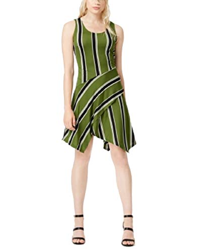 Sleeveless Handkerchief-Hem Dress