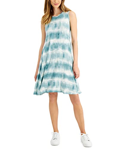 Style & Co Womens Tie Dyed Flip Flop Dress