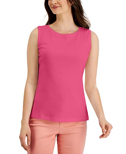 Cotton Scoop-Neck Top