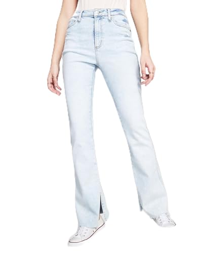 Now This Flared Slit Leg Jeans