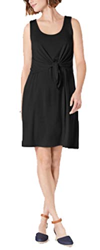 Petite Sleeveless Tie-Front Dress