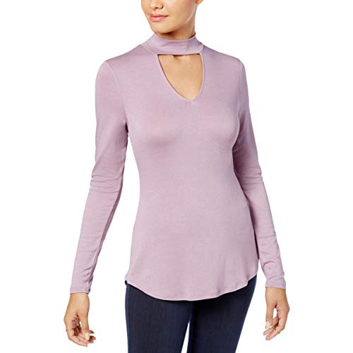 Ultra Flirt Juniors Mock Neck Cutout Top