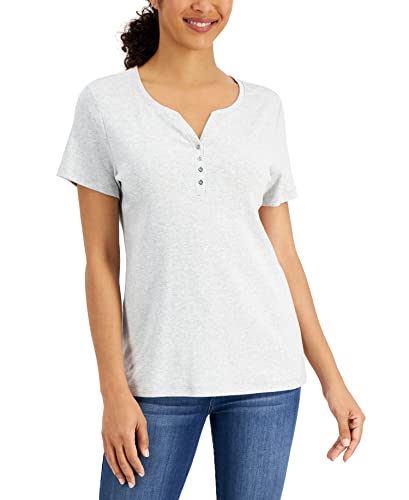 Short Sleeve Henley Top