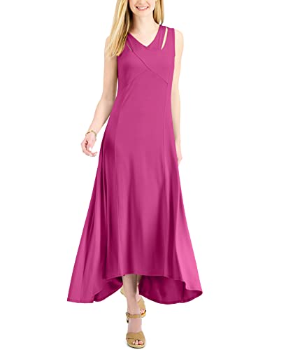 JM Collection Crossover Front Maxi Dress