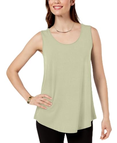 JM Collection Scoop Neck Tank Top