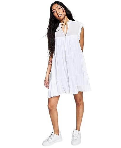 Now This Womens Sleeveless Tiered Dress