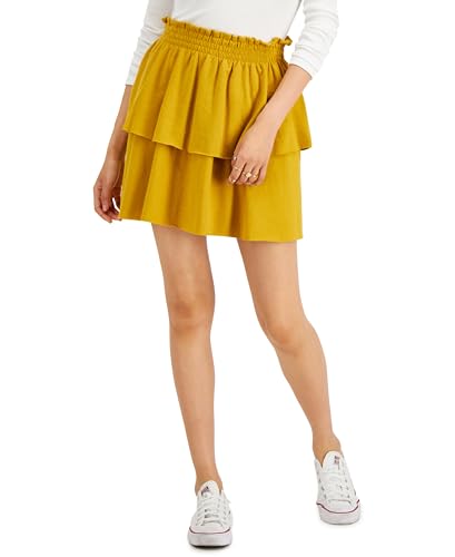Derek Heart Juniors' Tiered Mini Skirt