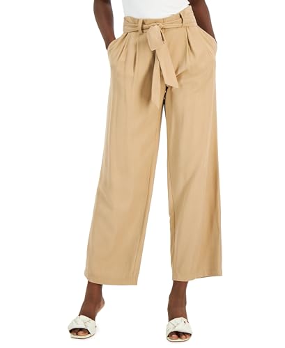 Alfani Womens Tie Belt Trousers