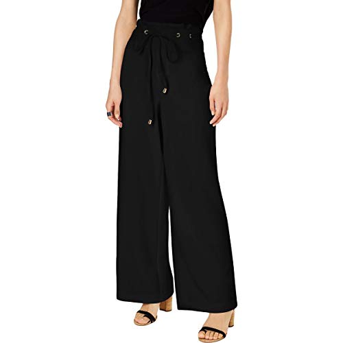 INC Wide-Leg Paperbag Pants