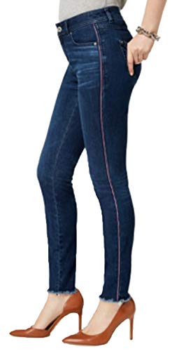 Racing Stripe Skinny Jeans