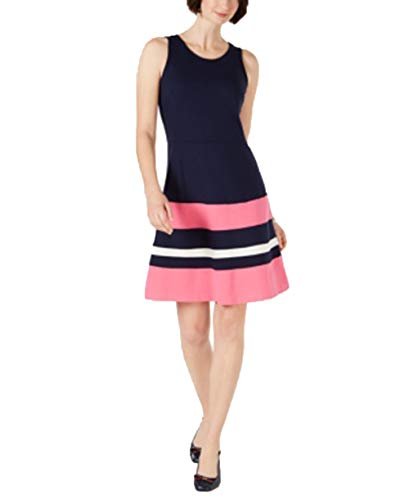 Petite Knit Colorblocked Dress