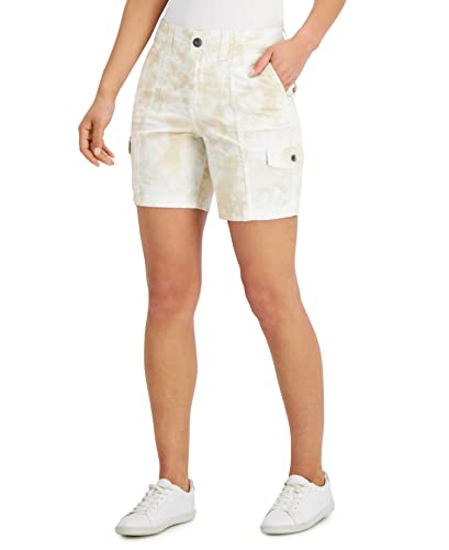 Style & Co Womens Printed Cargo Shorts