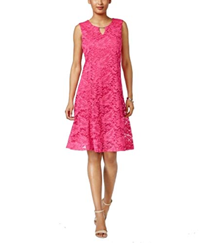 JM Collection Petite Lace A Line Dress