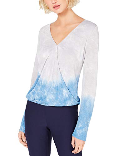 INC Tie-Dyed Surplice Top