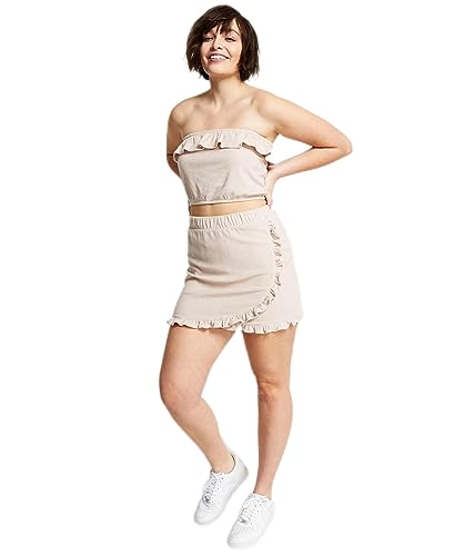 Bar III Womens Terry Cloth Skirt