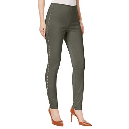 Studded Pull On Skinny Pants