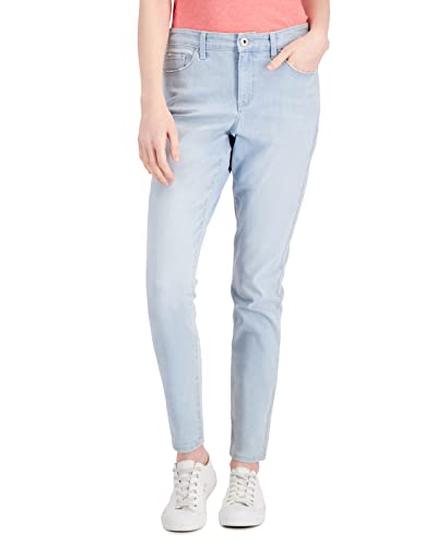 Style & Co Petite Mid Rise Curvy Skinny Jeans