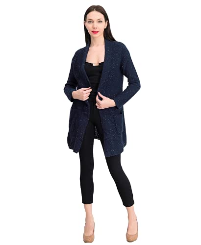Style & Co Mixed Stitch Tweed Duster Cardigan